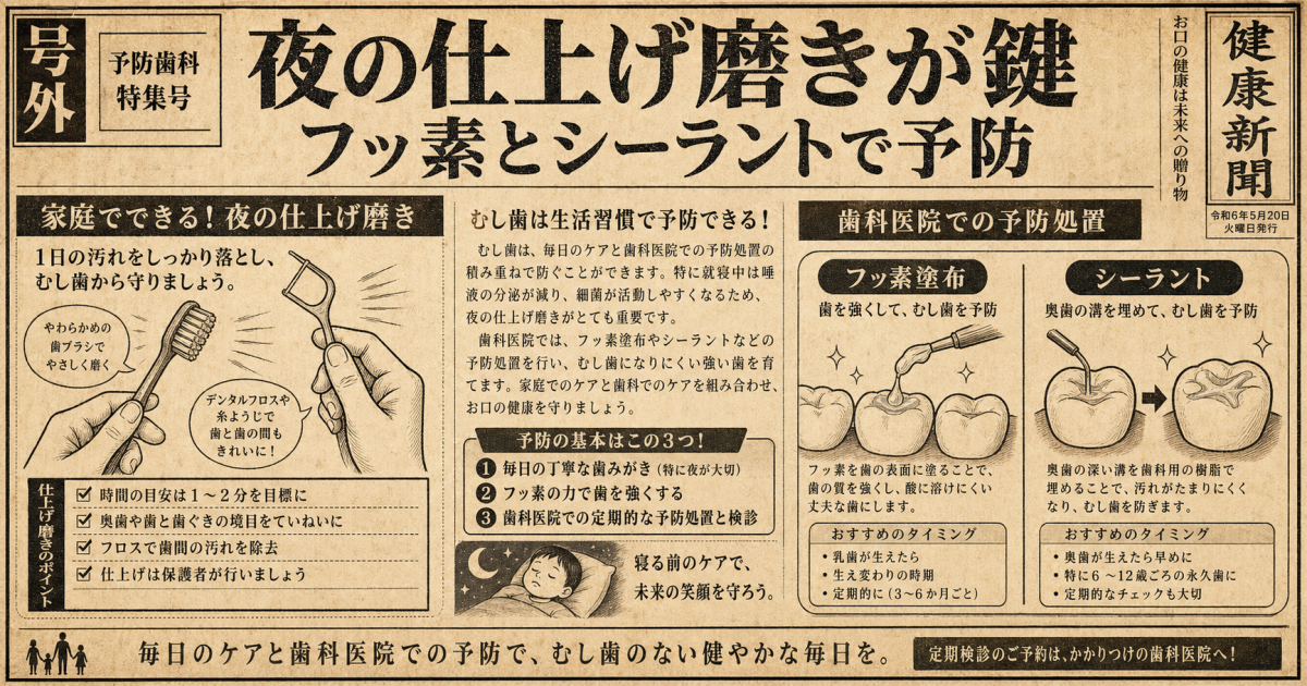 お子様が怖がらない「つづき歯科」の優しいむし歯治療プロセス