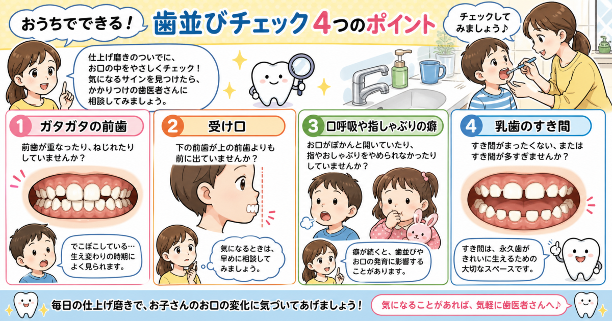 子どもの歯並び相談の推奨時期と年齢別の変化